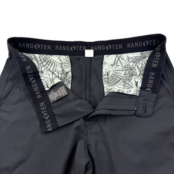 Hang Ten Hybrid Shorts Mens Size 34 Gray Chino Style Casual Lightweight Comfort - Picture 5 of 11